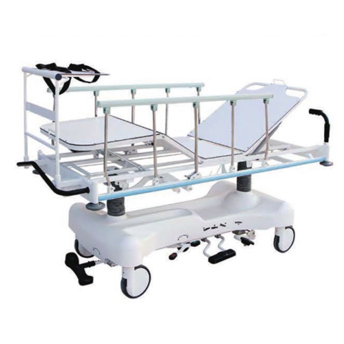 Equipamento médico Manual de aço inoxidável Hospital portátil usado Ambulância Gurney Manter