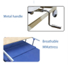 2 Caminhão de manivela Cama manual de enfermagem ajustável com colchão para atendimento ao paciente do hospital