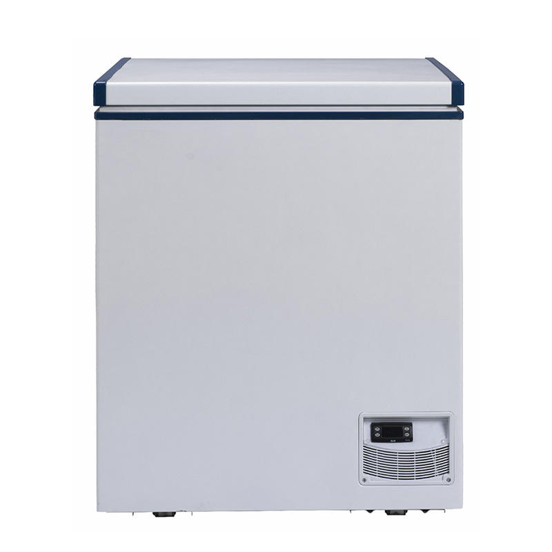 Laboratório da China Freezer profundo -25 grau seguro e durável tamanho pequeno 100L Freezer de baixa temperatura horizontal para venda