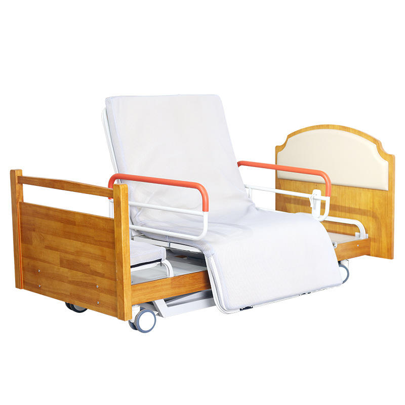  Luxo Home Care Home Rotary Cama de enfermagem Cama Hospital para casa de repouso