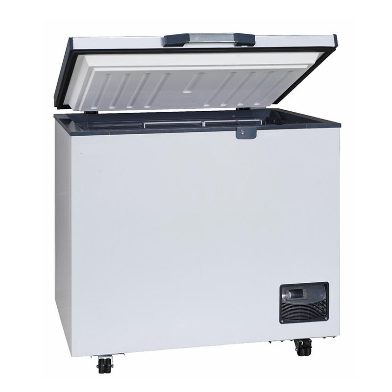 Laboratório da China Freezer profundo -25 grau seguro e durável tamanho pequeno 100L Freezer de baixa temperatura horizontal para venda