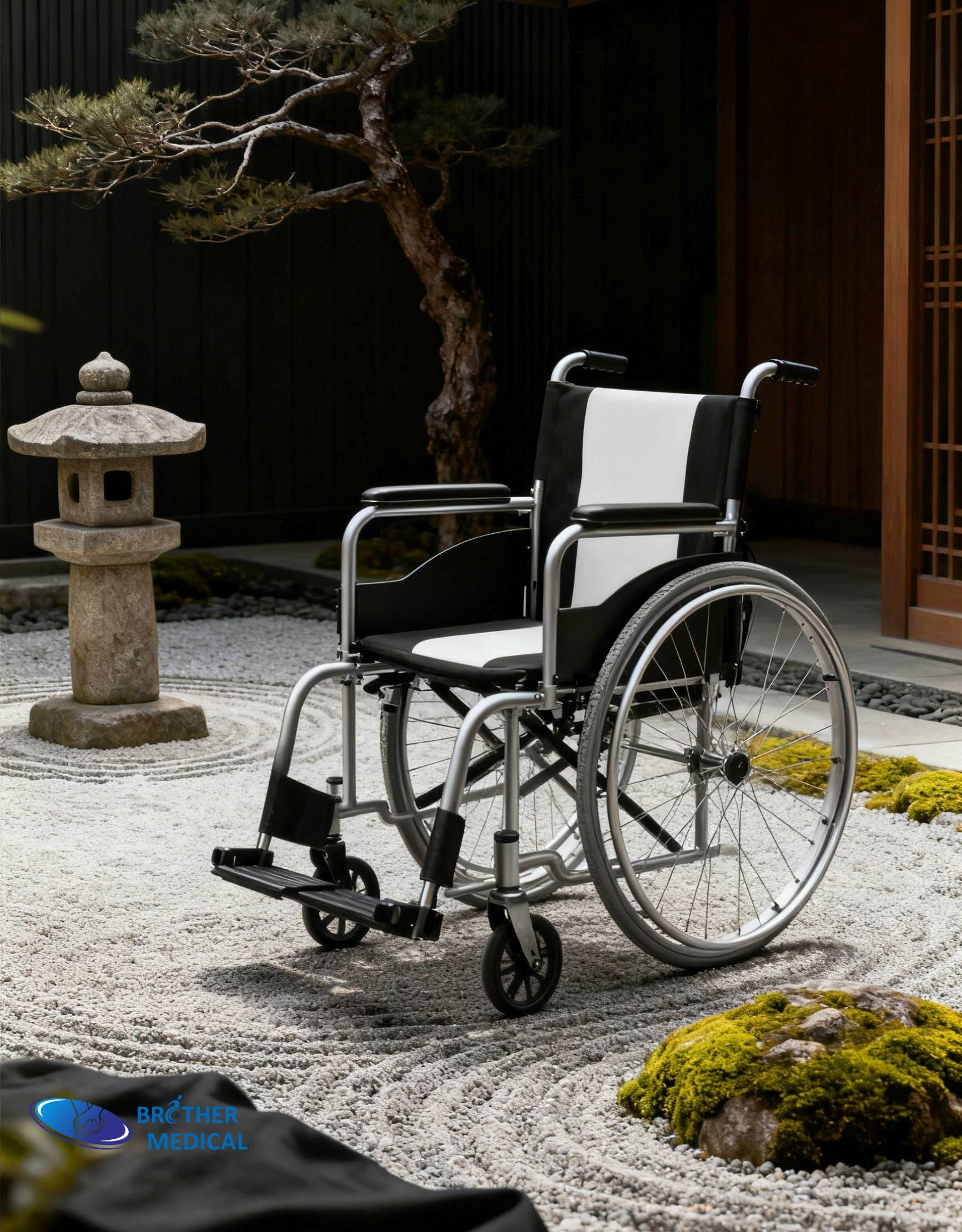Design de cadeira de rodas em estilo japon&ecirc;s e coreano