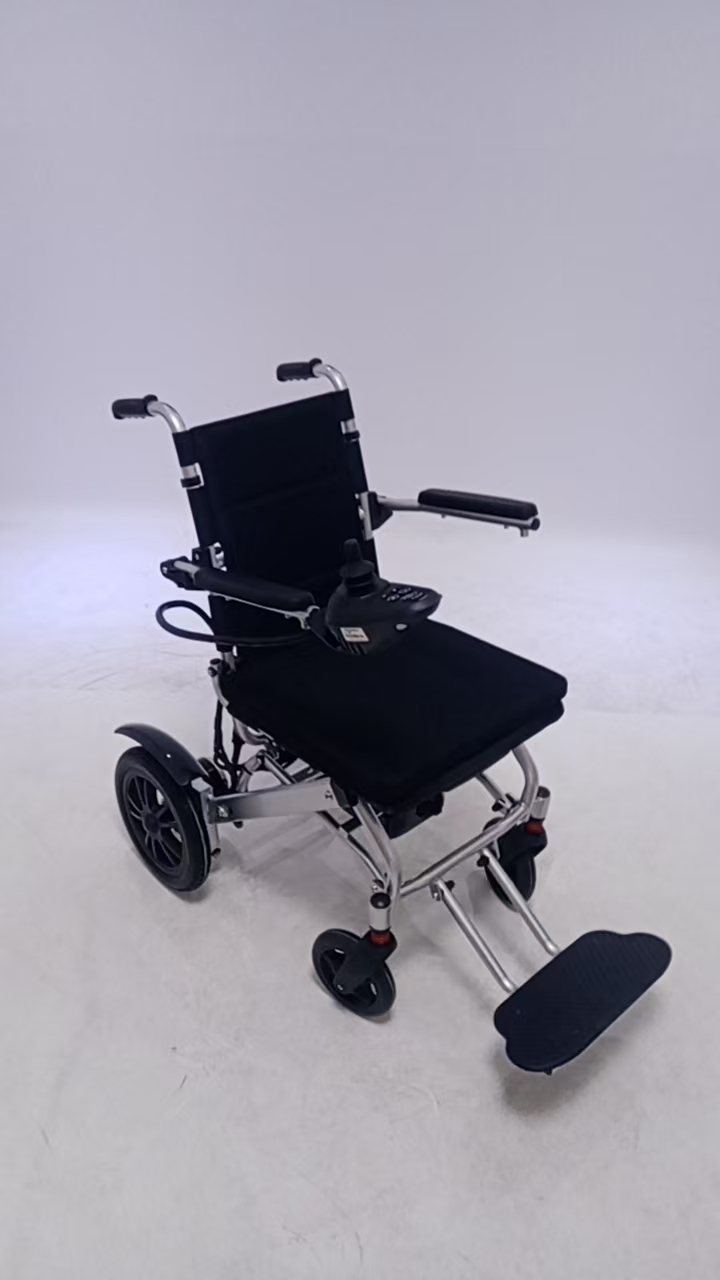 Cadeira de rodas elétrica ultraleve 17kg | Cadeira de rodas elétrica dobrável de alumínio para fácil transporte