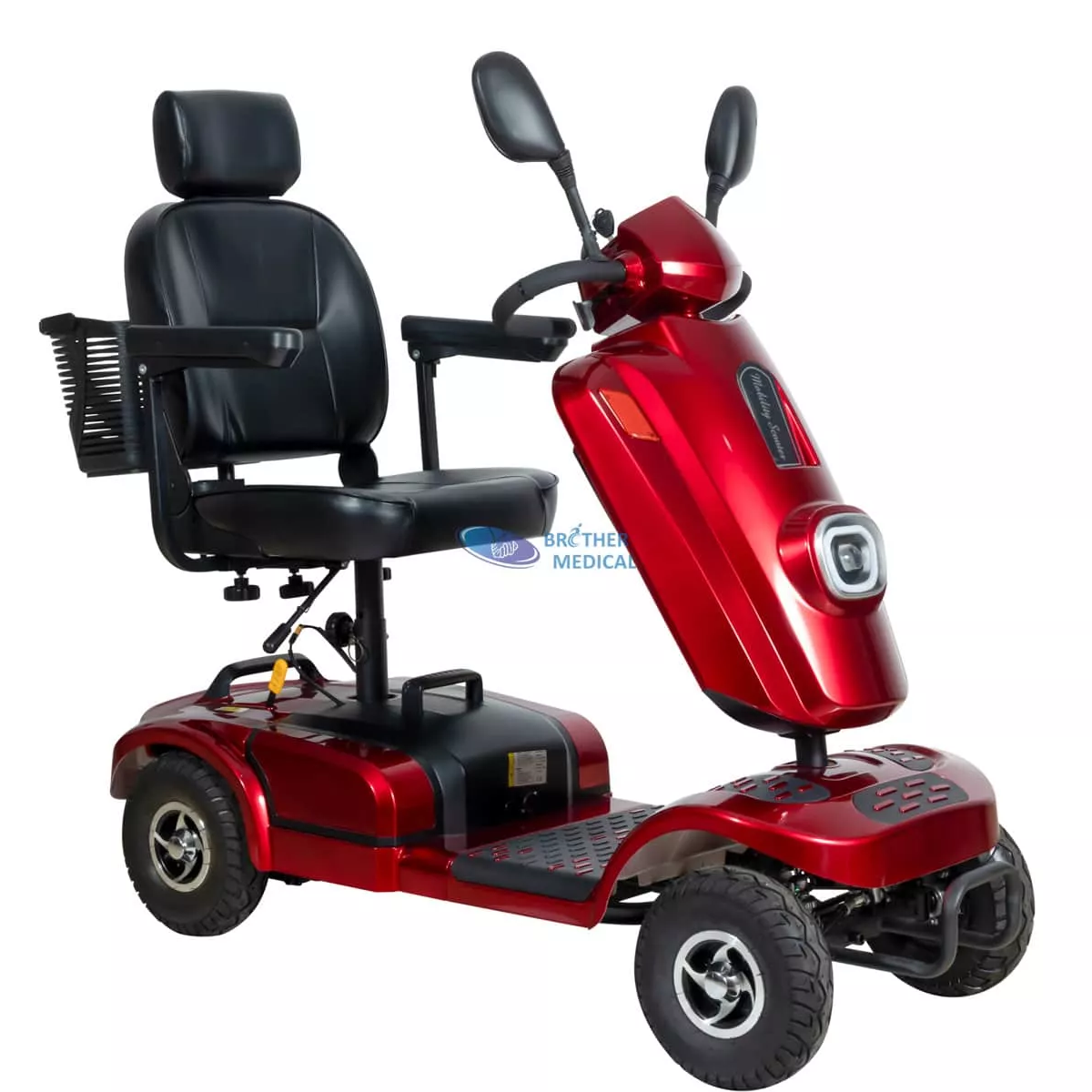 Scooter de mobilidade de quatro rodas leves de viagem de quatro rodas