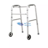 BME 812 Walker leve dobrável de alumínio com rodas