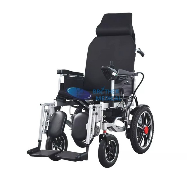 Cadeira de rodas elétrica ajustável em altura leve com design personalizado
