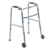 BME 812 Walker leve dobrável de alumínio com rodas