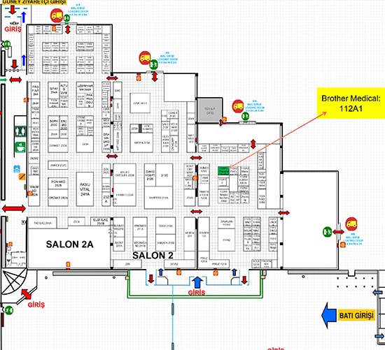 Atenção! Brother Medical New Booth Localização em expulsão