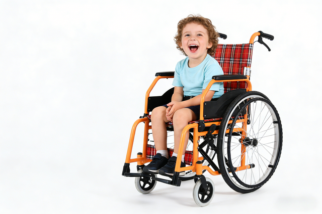 Cadeira de rodas pediátrica personalizada | Altura ajustável e largura de assento personalizada