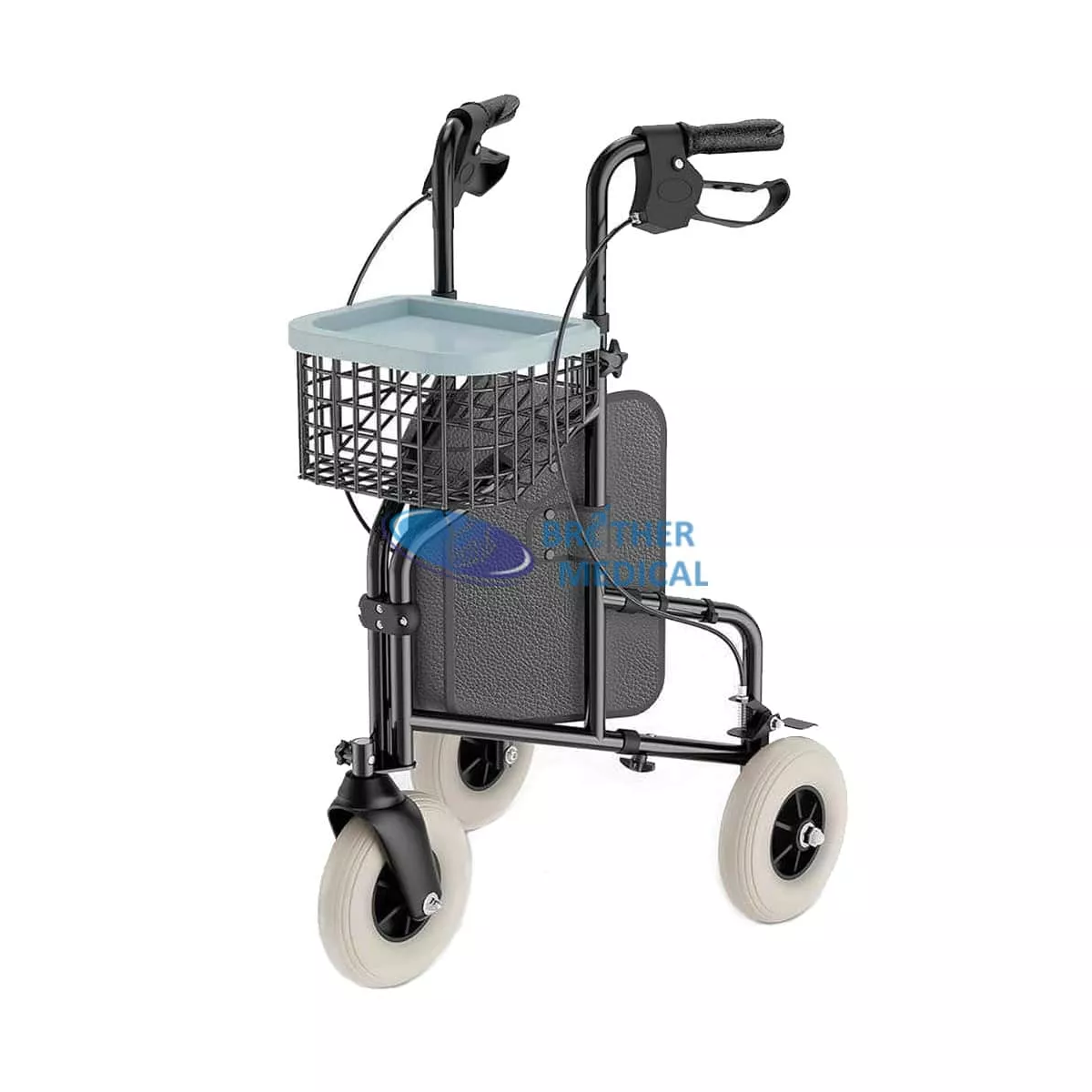 Tri-walker ajustável de 3 rodas para deficientes