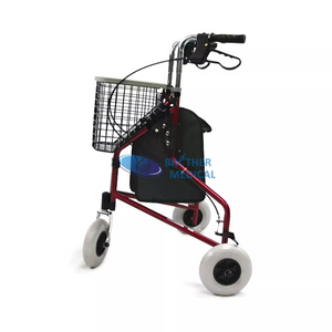 Tri-walker ajustável de 3 rodas para deficientes