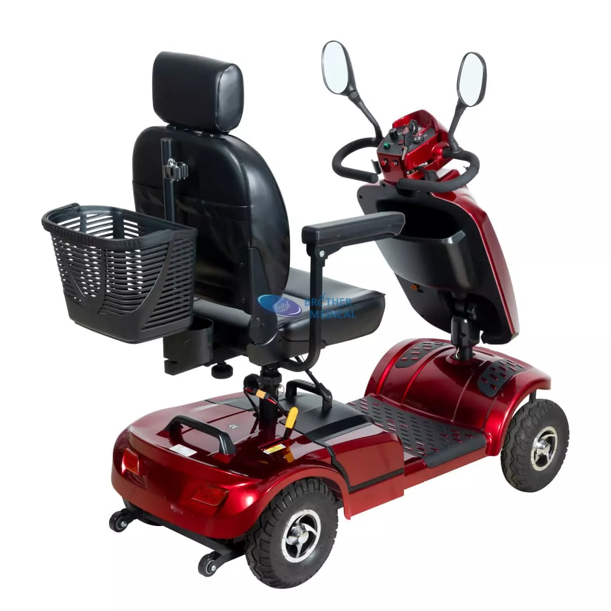 Scooter de mobilidade de quatro rodas leves de viagem de quatro rodas
