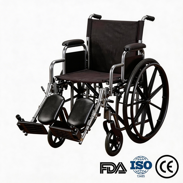 BME4618 Cadeira de rodas manual bariátrica de alta capacidade de 26 polegadas | Carga máxima de 450 libras