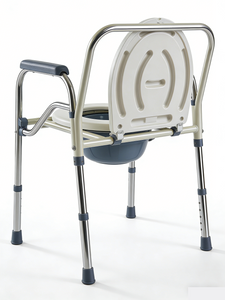  Cadeira de cadeira de plástico dobrável com cadeira de vaso vaso sanitário com handrail balde