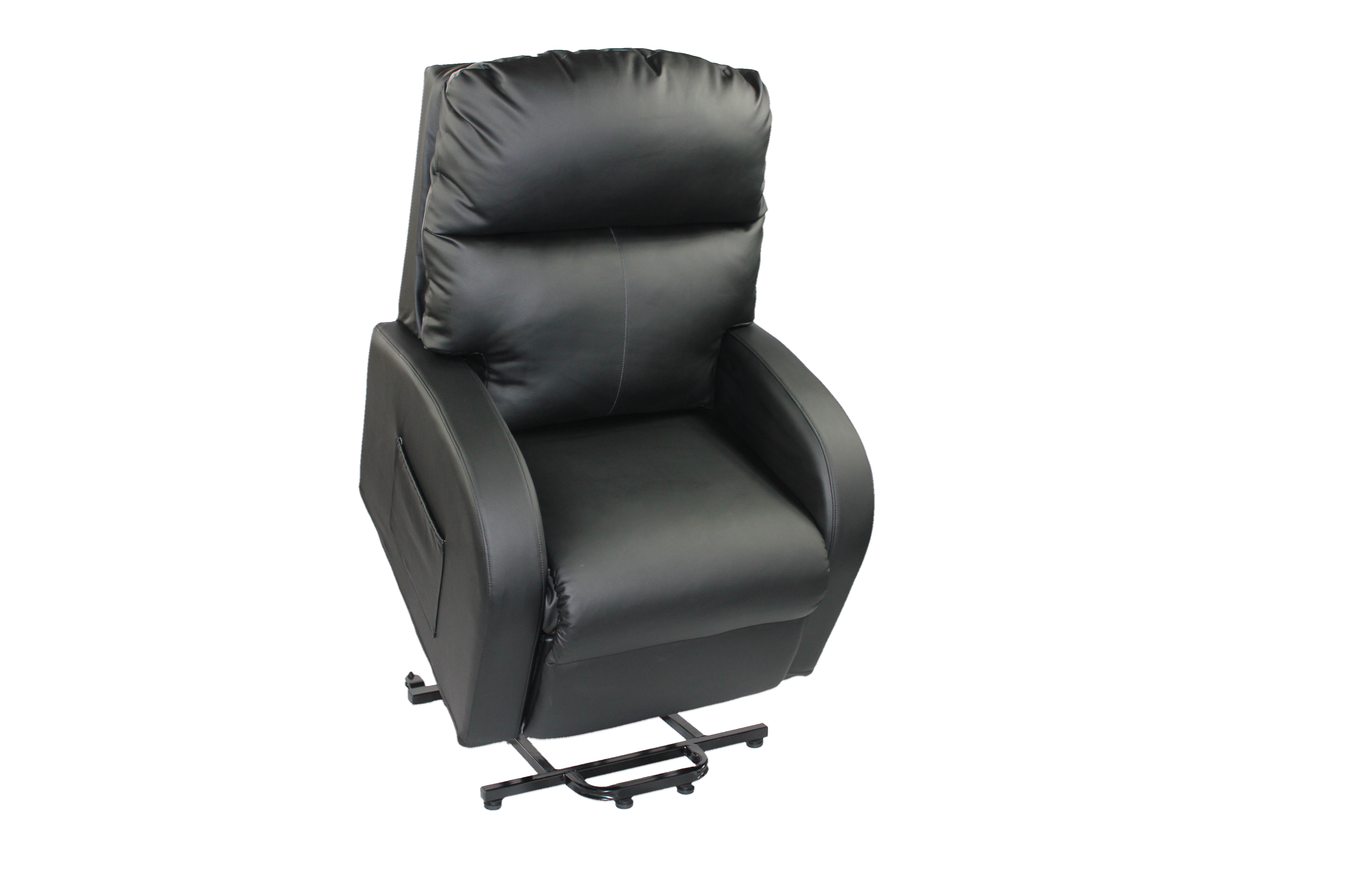 Cadeira de elevação cinza dual motor médico