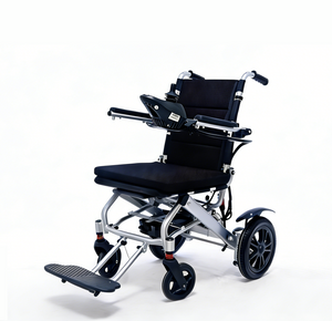 Cadeira de rodas elétrica ultraleve 17kg | Cadeira de rodas elétrica dobrável de alumínio para fácil transporte
