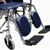 Cadeira de rodas bariátrica cromada BME4618 - mobilidade para serviços pesados ​​de 400 libras