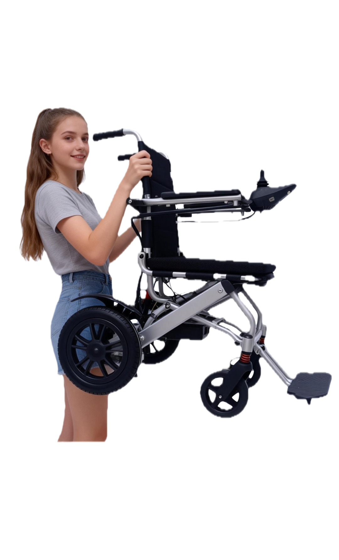 2026 Novo design de cadeira de rodas el&eacute;trica mais leve, Brother Medical