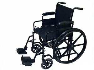 Cadeira de rodas manual triciclo hospitalar bariátrico