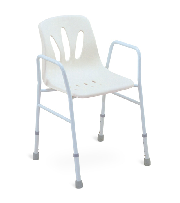 Cadeira de chuveiro de fundo dobrável para o banheiro