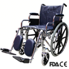 Cadeira de rodas bariátrica cromada BME4618 - mobilidade para serviços pesados ​​de 400 libras