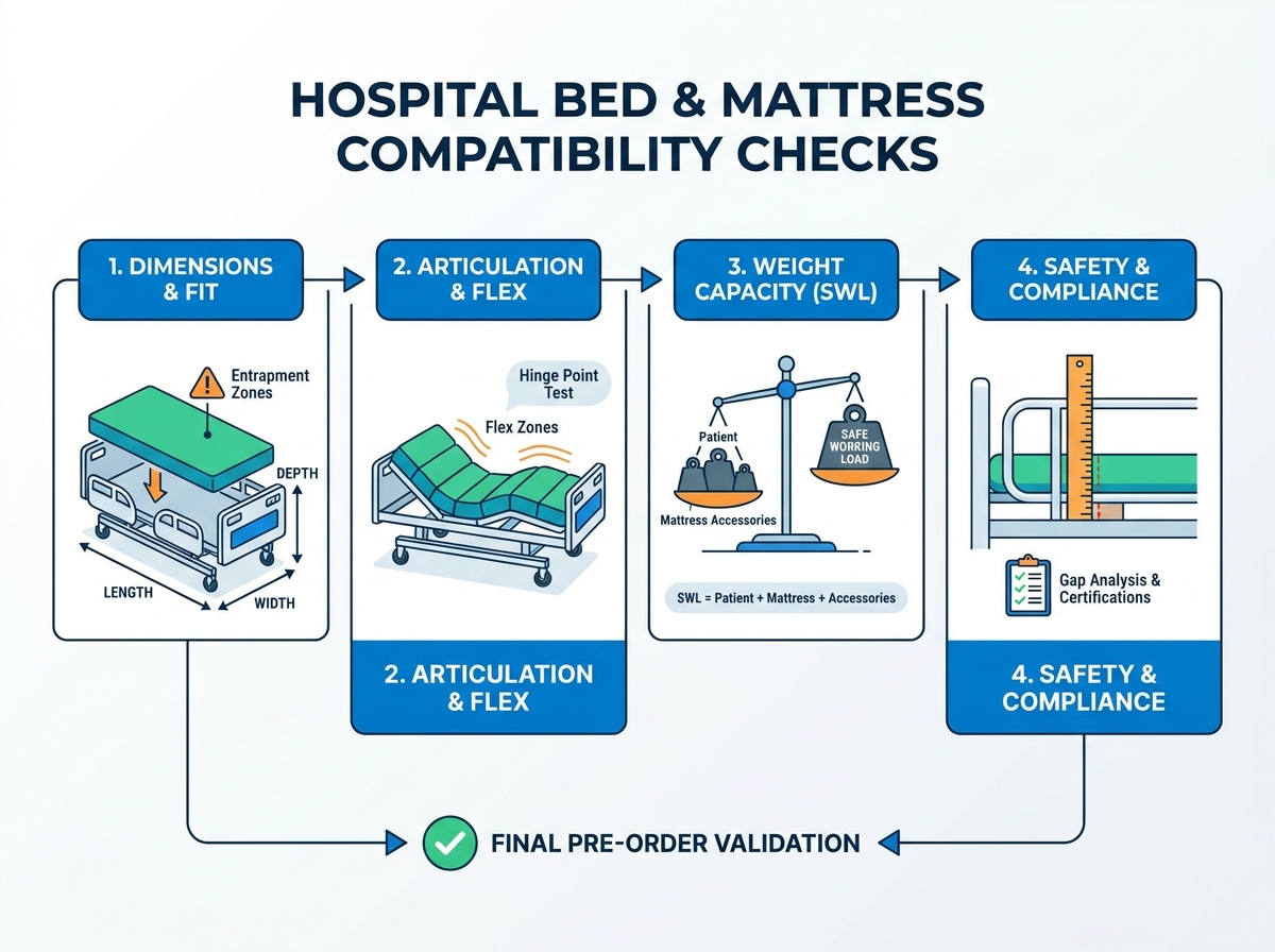 Compatibilidade de leitos hospitalares e avaliação de segurança