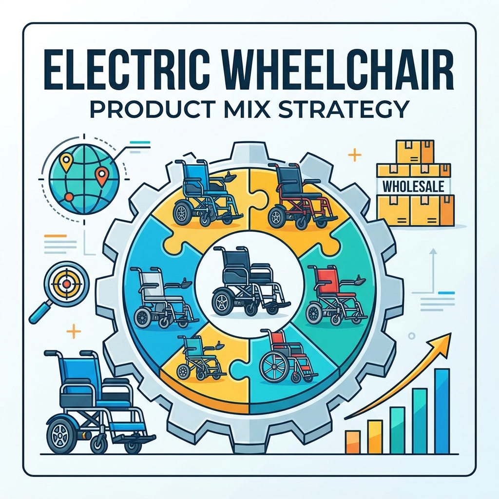 Como construir o mix de produtos para cadeiras de rodas elétricas certo para o seu mercado